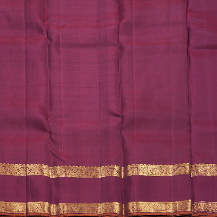 Hayagrivas Handloom Burgundy Kanjivaram Silk Saree SSCBF109G4-1