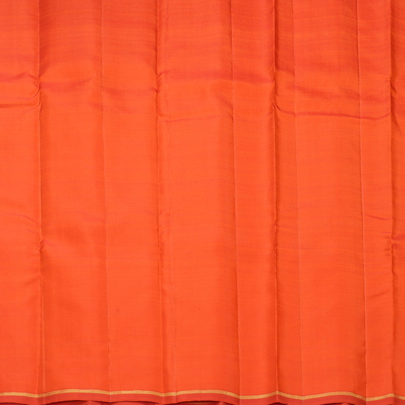 Hayagrivas Handloom Fanta Orange Kanjivaram Silk Saree SSCBF109G8-1