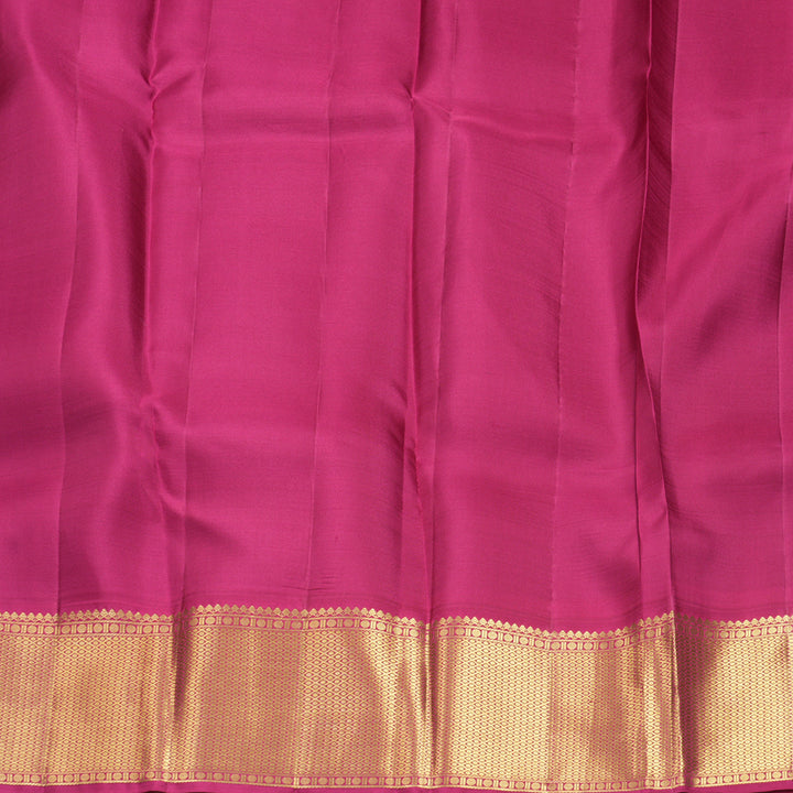 Hayagrivas Handloom Coffee Brown Kanjivaram Silk Saree with Pink Border SSCBF109G9-1