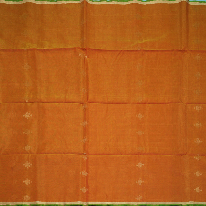 Hayagrivas Golden Orange Kora Silk Cotton Saree SSCBF123H1-4