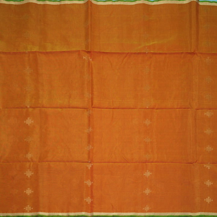 Hayagrivas Golden Orange Kora Silk Cotton Saree SSCBF123H1-4