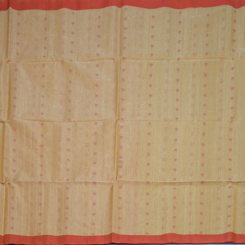 Hayagrivas Sand Brown Kora Silk Cotton Saree SSCBF123H15-1