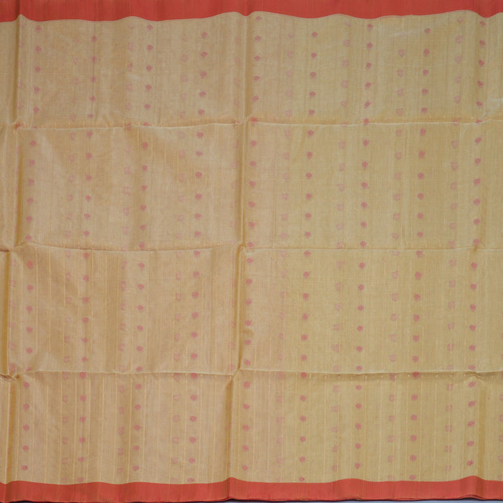 Hayagrivas Sand Brown Kora Silk Cotton Saree SSCBF123H15-1