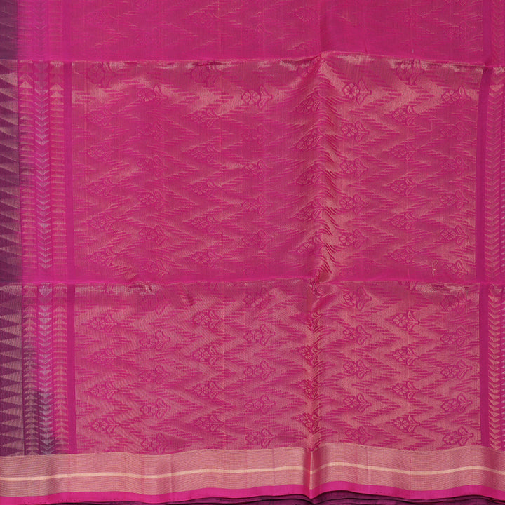 Hayagrivas Deep Navy Blue Kora Silk Cotton Saree SSCBF123H17-2