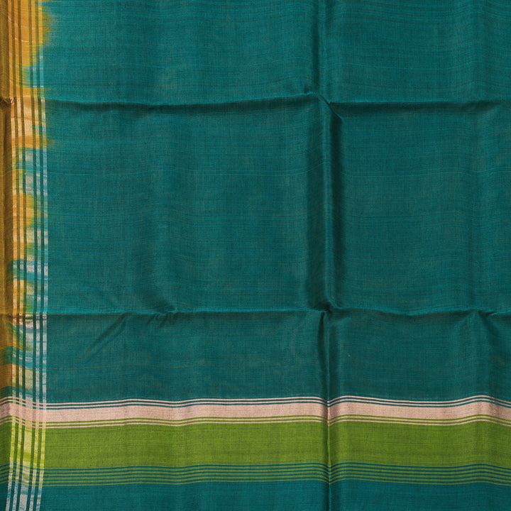 Hayagrivas Honey Mustard Kora Silk Cotton Saree SSCBF123H2-1