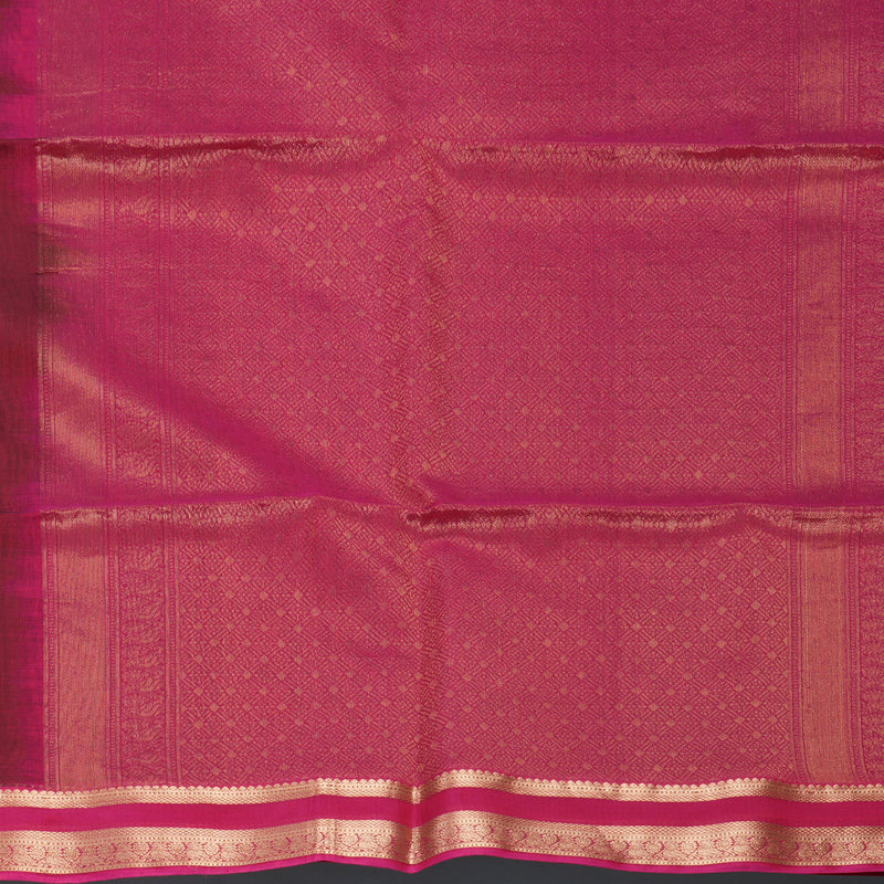 Hayagrivas Maroon Kora Silk Cotton Saree SSCBF123H26-1