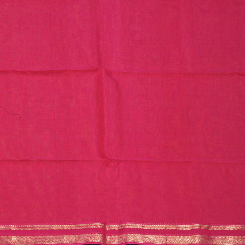 Hayagrivas Golden Orange Kora Silk Cotton Saree SSCBF123H26-2