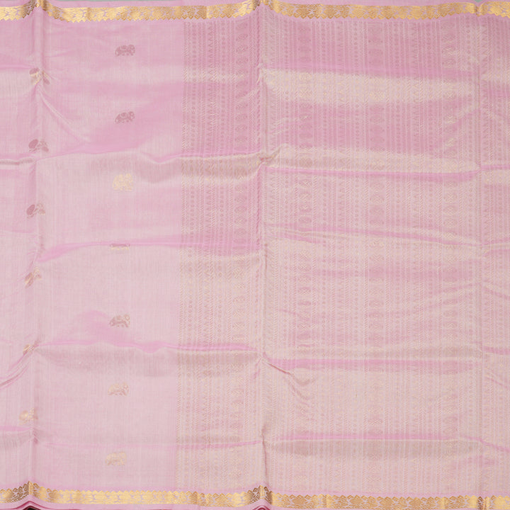 Hayagrivas Baby Pink Pure Silk Cotton Saree SSCBF13D11-1