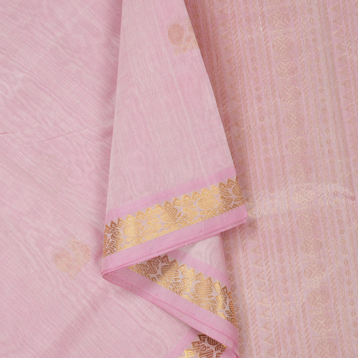 Hayagrivas Baby Pink Pure Silk Cotton Saree SSCBF13D11-1