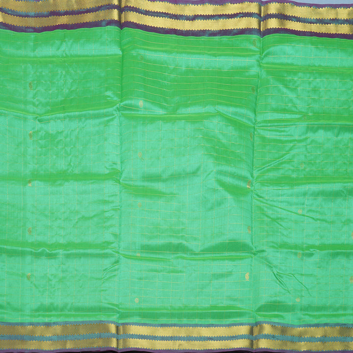 Hayagrivas Sea Green Pure Silk Cotton Saree SSCBF13D12-4
