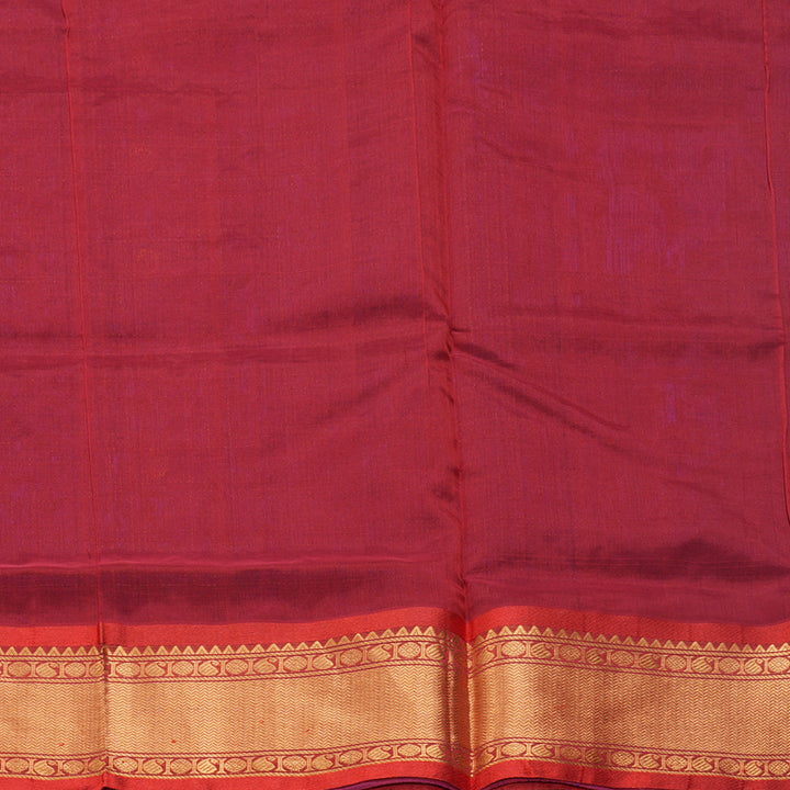 Hayagrivas Ink Blue Pure Silk Cotton Saree SSCBF13D14-4