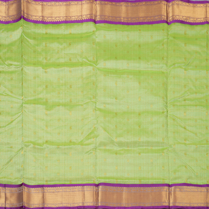 Hayagrivas Pista Green Pure Silk Cotton Saree SSCBF13D14-7