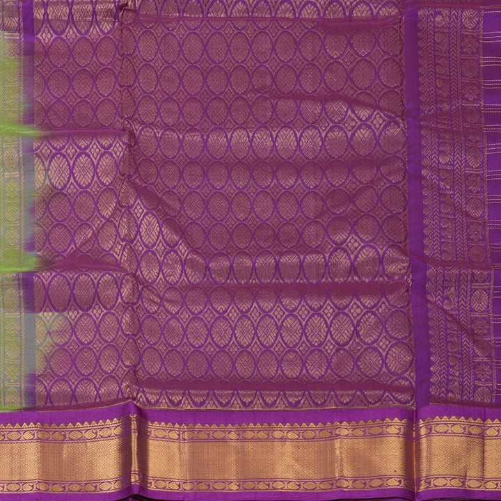 Hayagrivas Pista Green Pure Silk Cotton Saree SSCBF13D14-7