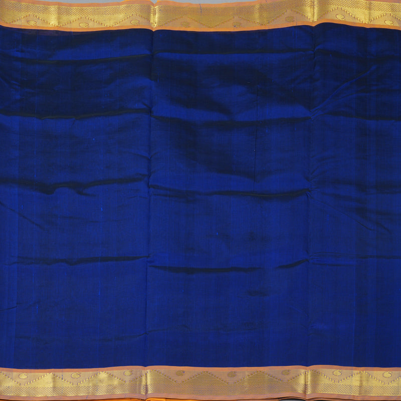 Hayagrivas MS Blue Pure Silk Cotton Saree SSCBF13D3-1
