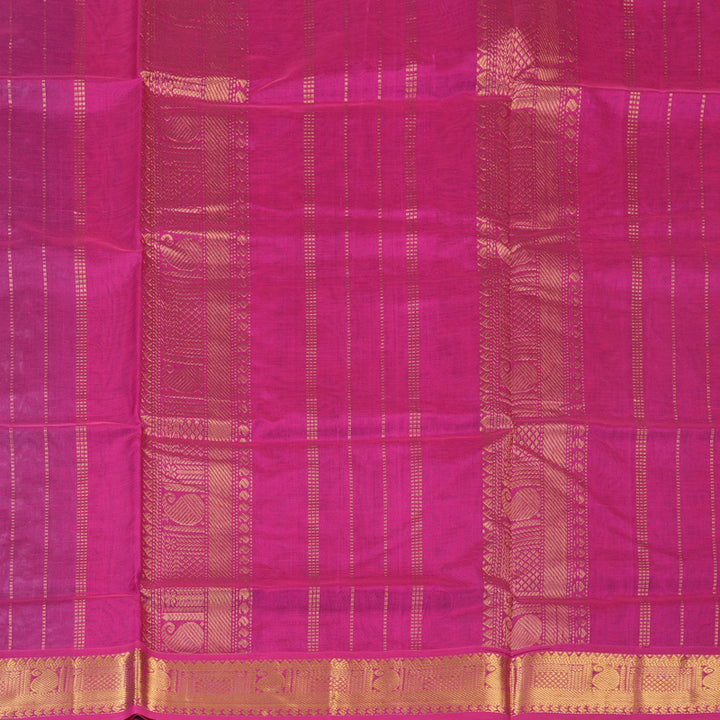 Hayagrivas Blue Pure Silk Cotton Saree SSCBF13D3-21