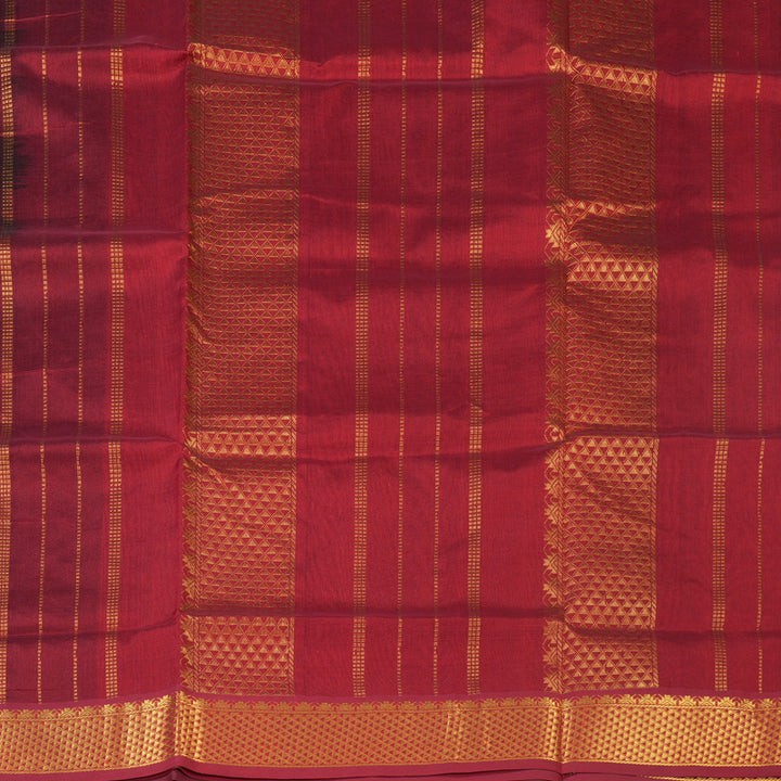 Hayagrivas Black Pure Silk Cotton Saree SSCBF13D3-44
