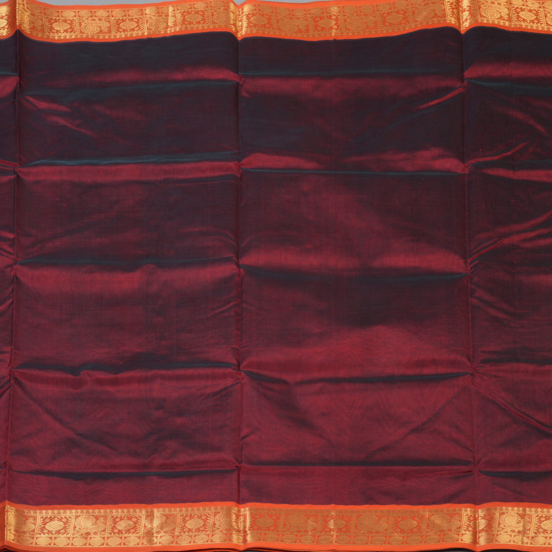 Hayagrivas Maroon Pure Silk Cotton Saree SSCBF13D3-45