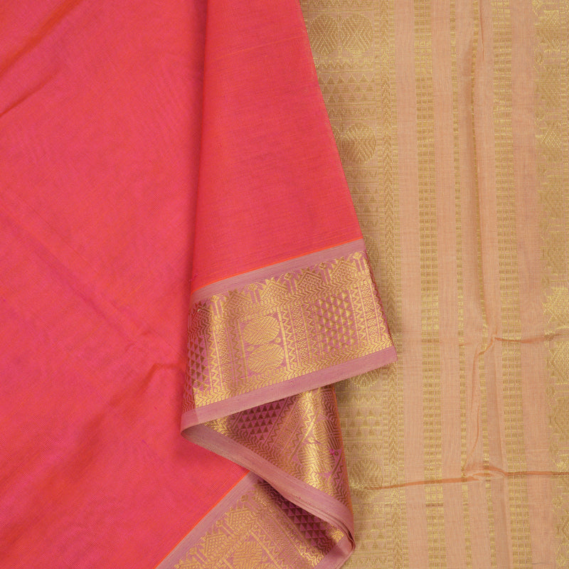 Hayagrivas Pink Pure Silk Cotton Saree SSCBF13D3-47