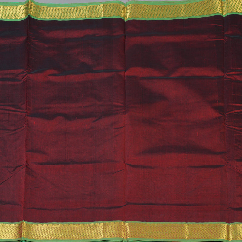 Hayagrivas Wine Maroon Pure Silk Cotton Saree SSCBF13D3-60