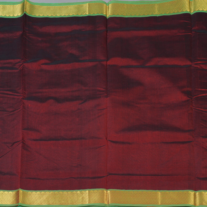Hayagrivas Wine Maroon Pure Silk Cotton Saree SSCBF13D3-60