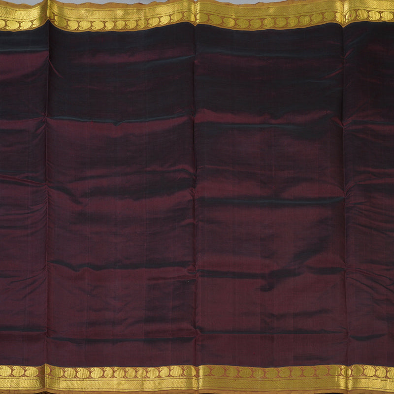 Hayagrivas Brown Pure Silk Cotton Saree SSCBF13D3-7