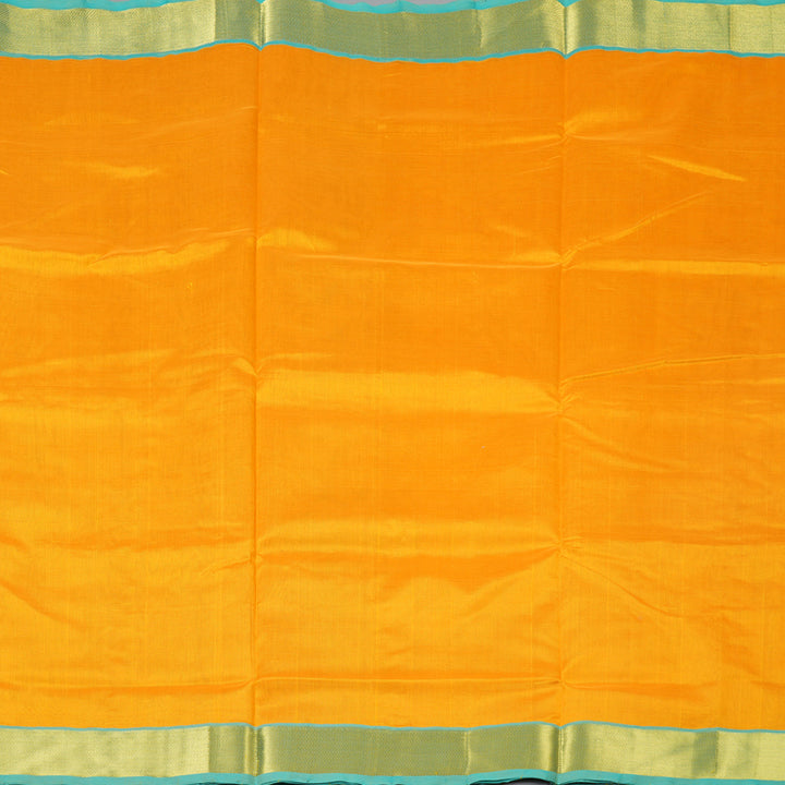 Hayagrivas Mango Yellow Pure Silk Cotton Saree SSCBF13D3-9