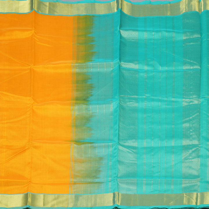Hayagrivas Mango Yellow Pure Silk Cotton Saree SSCBF13D3-9