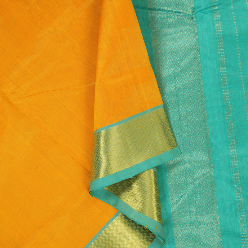 Hayagrivas Mango Yellow Pure Silk Cotton Saree SSCBF13D3-9