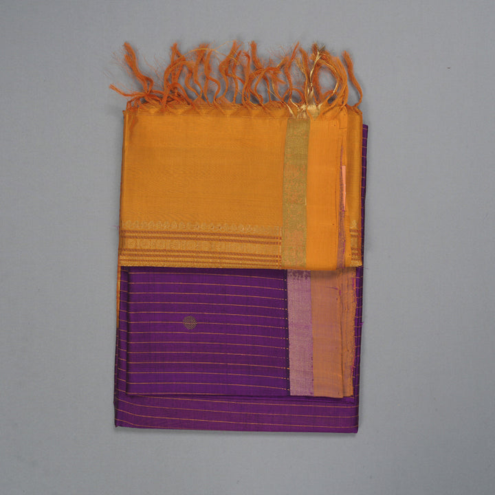 Hayagrivas Purple Kora Silk Cotton Saree SSCBF14D5-2