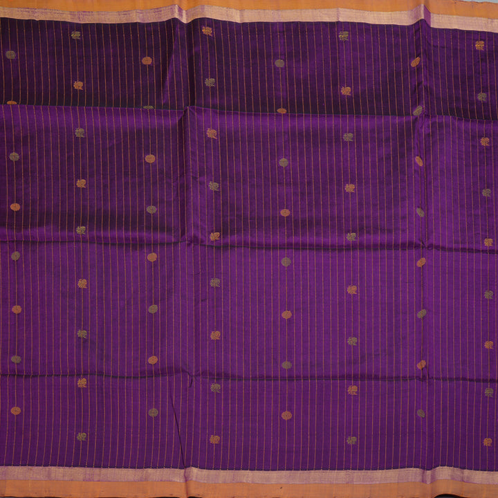 Hayagrivas Purple Kora Silk Cotton Saree SSCBF14D5-2