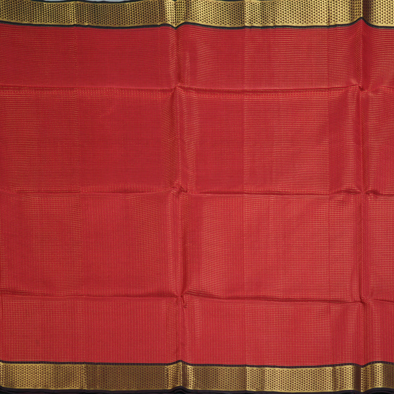 Hayagrivas Red Kora Silk Cotton Saree SSCBF14D6-11