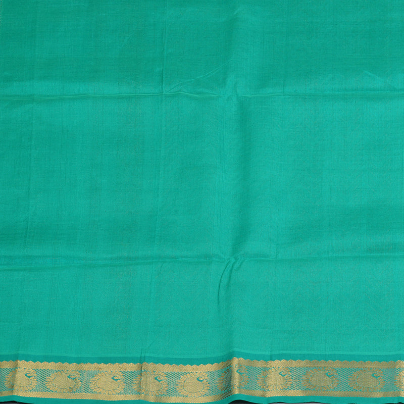 Hayagrivas Lime Yellow Kora Silk Cotton Saree SSCBF14D6-16