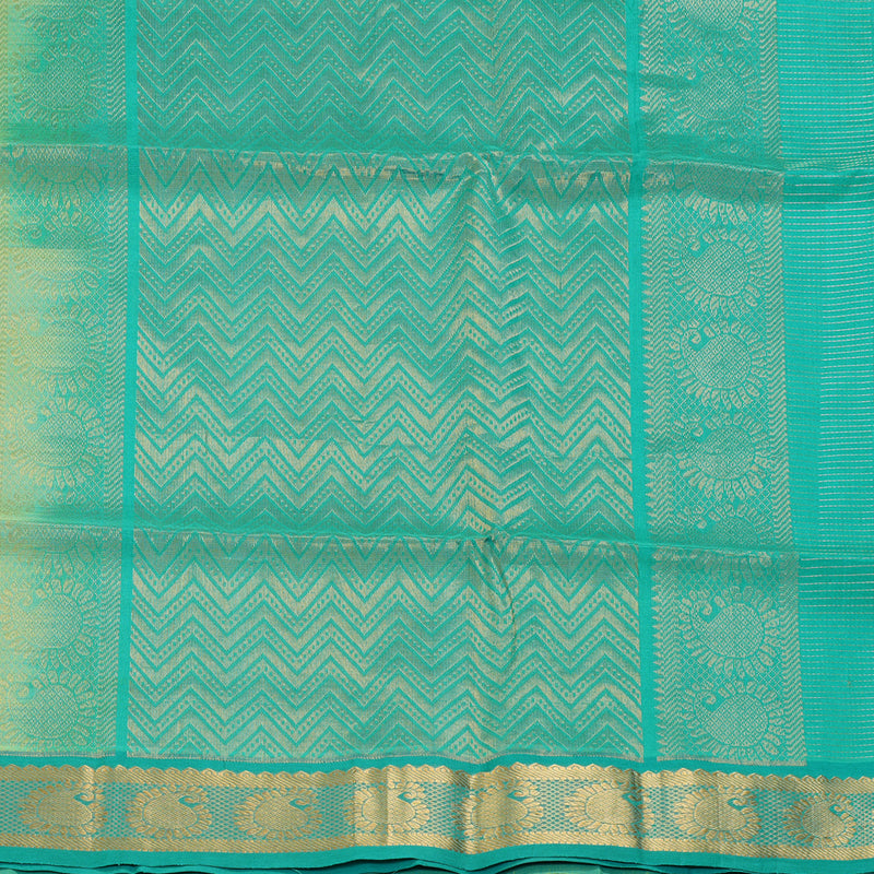 Hayagrivas Lime Yellow Kora Silk Cotton Saree SSCBF14D6-16