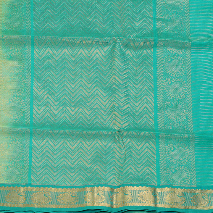 Hayagrivas Lime Yellow Kora Silk Cotton Saree SSCBF14D6-16