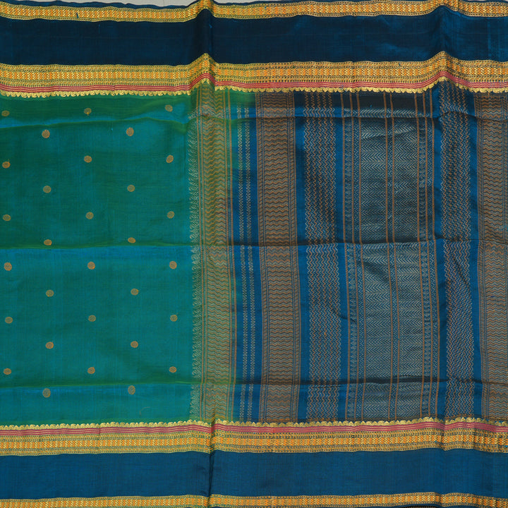 Hayagrivas Mayilkazhuthu Kora Silk Cotton Saree SSCBF14D6-19