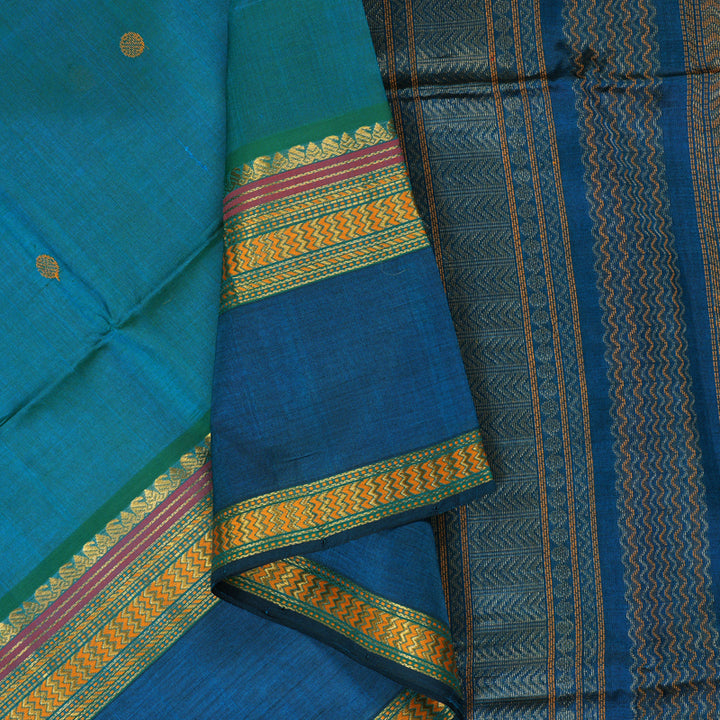 Hayagrivas Mayilkazhuthu Kora Silk Cotton Saree SSCBF14D6-19
