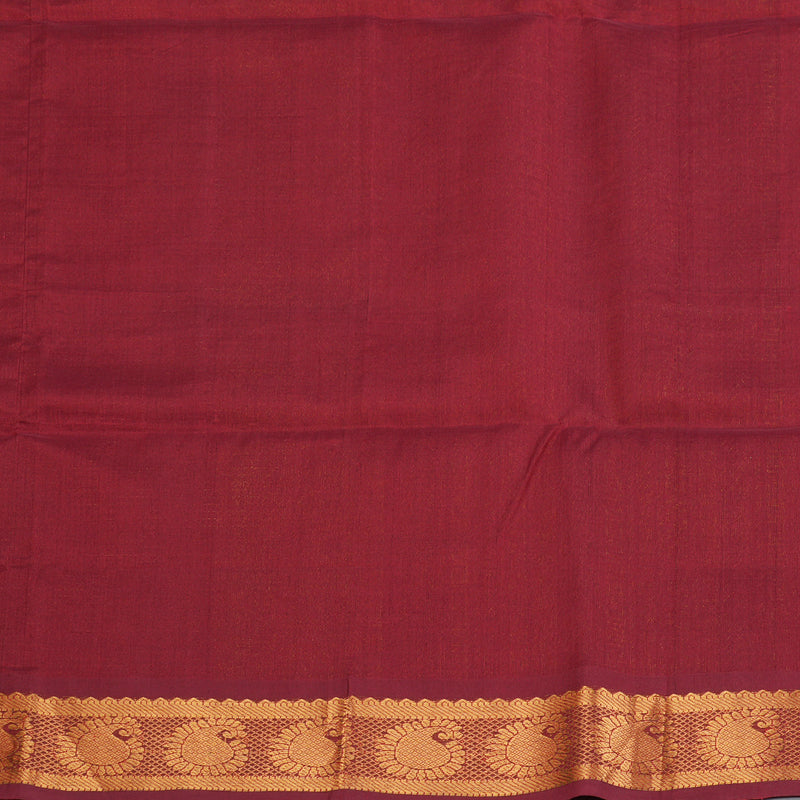 Hayagrivas Maroon Kora Silk Cotton Saree SSCBF14D6-22