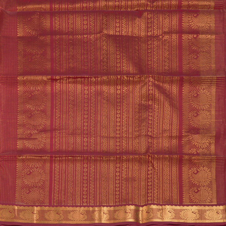 Hayagrivas Maroon Kora Silk Cotton Saree SSCBF14D6-22