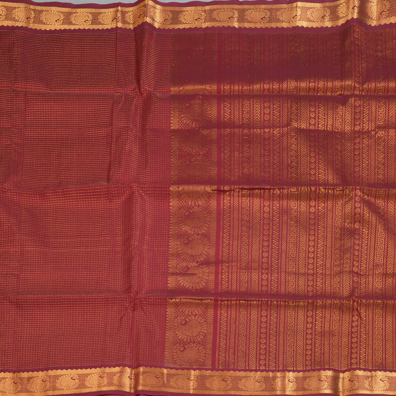 Hayagrivas Maroon Kora Silk Cotton Saree SSCBF14D6-22