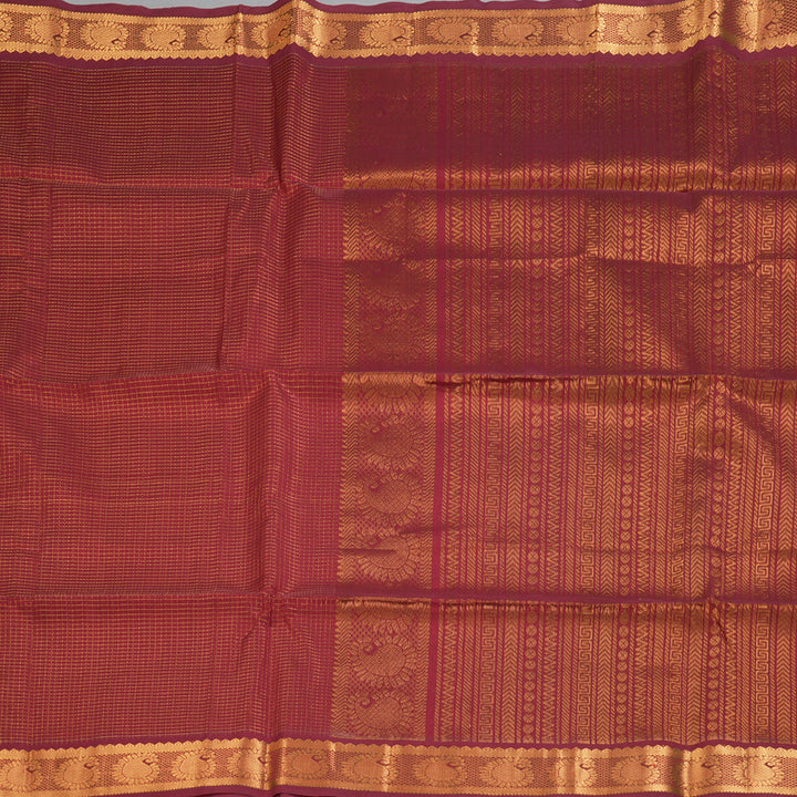 Hayagrivas Maroon Kora Silk Cotton Saree SSCBF14D6-22