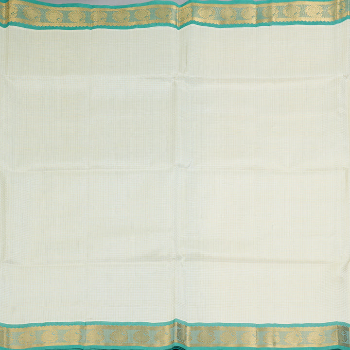 Hayagrivas Half White Kora Silk Cotton Saree SSCBF14D6-23