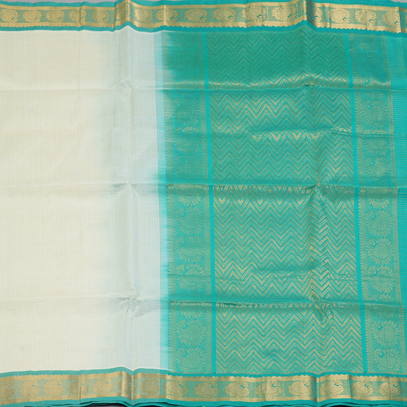 Hayagrivas Half White Kora Silk Cotton Saree SSCBF14D6-23