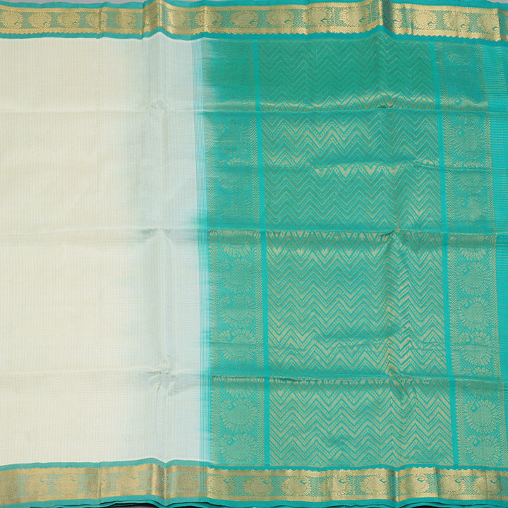 Hayagrivas Half White Kora Silk Cotton Saree SSCBF14D6-23