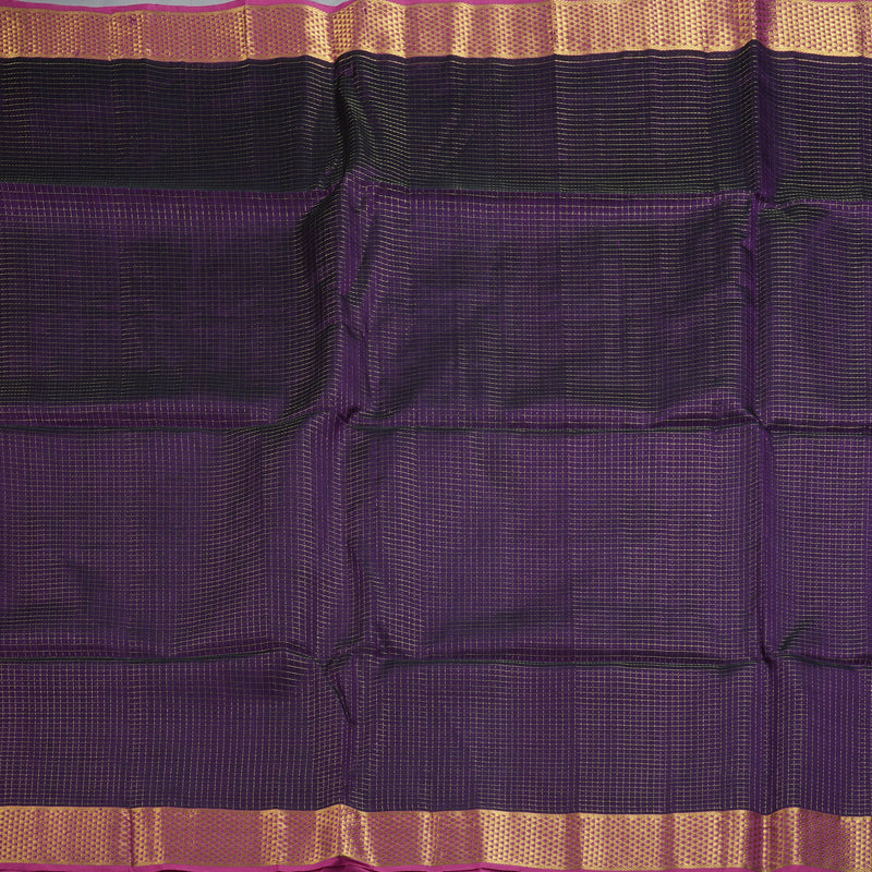 Hayagrivas Violet Kora Silk Cotton Saree SSCBF14D6-3