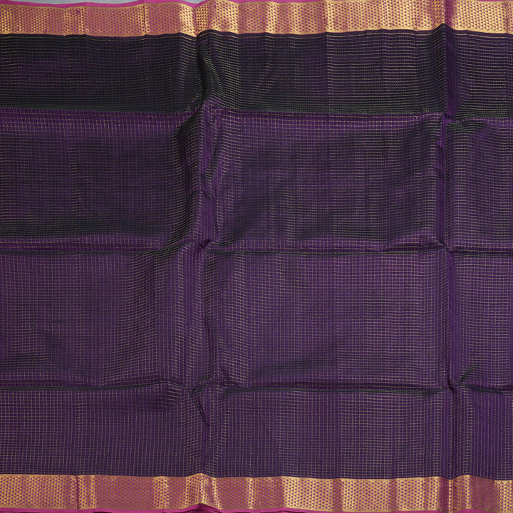 Hayagrivas Violet Kora Silk Cotton Saree SSCBF14D6-3