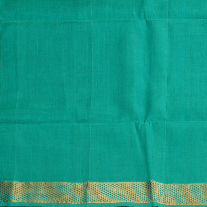 Hayagrivas Aqua Green Kora Silk Cotton Saree SSCBF14D6-30