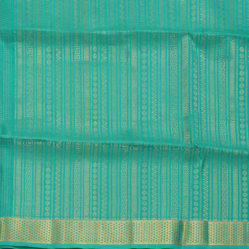 Hayagrivas Aqua Green Kora Silk Cotton Saree SSCBF14D6-30