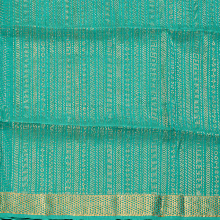 Hayagrivas Aqua Green Kora Silk Cotton Saree SSCBF14D6-30