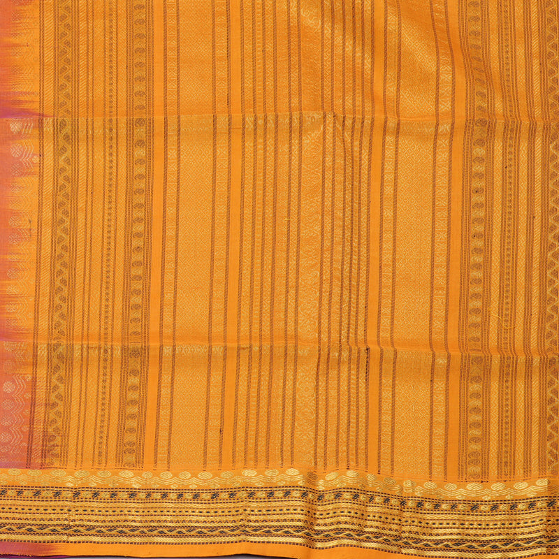 Hayagrivas Magenta Kora Silk Cotton Saree SSCBF14D6-31