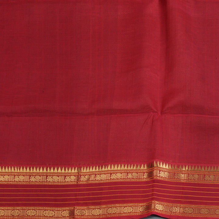 Hayagrivas Mehandi Green Kora Silk Cotton Saree SSCBF14D6-38